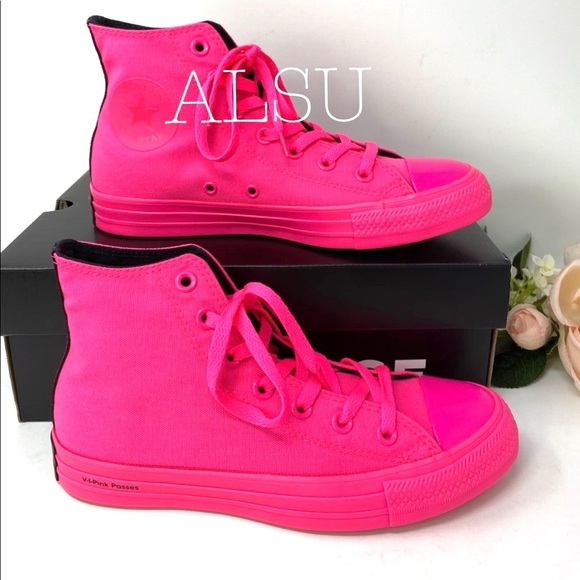 Converse Shoes Converse Opi Ctas High Top Canvas Hyper Pink W